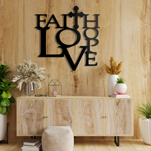 Load image into Gallery viewer, Faith Love Sign (4889317539914)