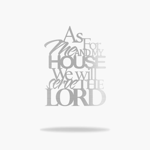 We Will Serve The Lord Sign (6746671317066)