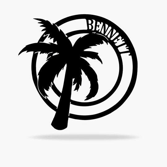 Palm Tree Monogram (3716350804042)