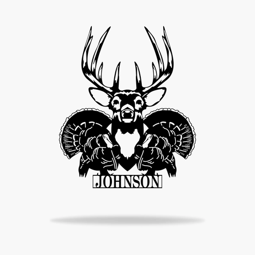 Buck & Turkey Monogram (6621835427914)