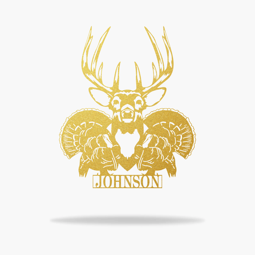 Buck & Turkey Monogram (6621835427914)