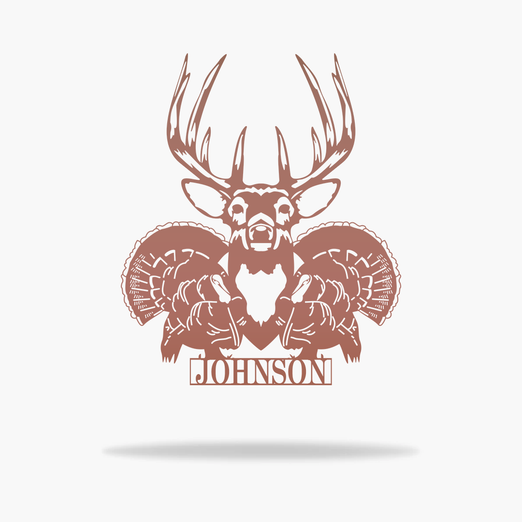 Buck & Turkey Monogram (6621835427914)