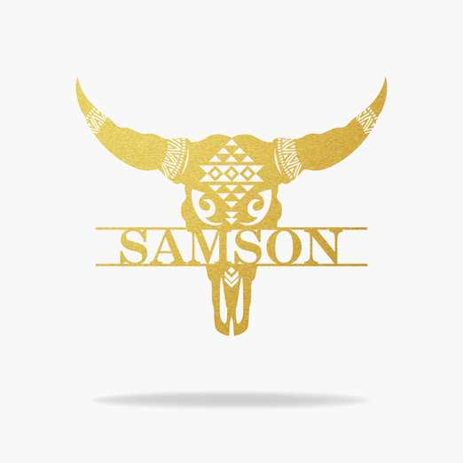 Bull Skull Monogram (6561671512138)