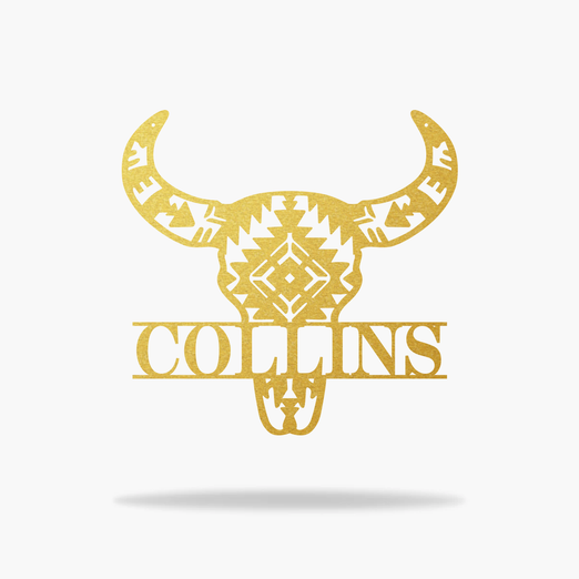 Cow Skull Monogram (6560282542154)