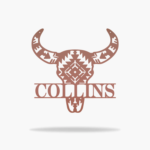 Cow Skull Monogram (6560282542154)