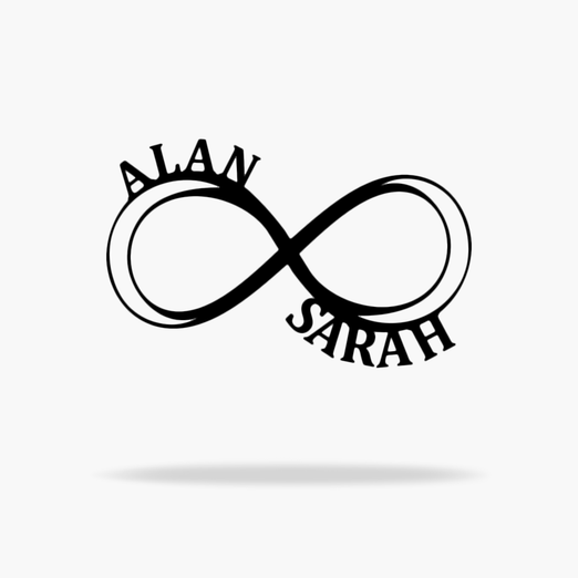 Custom Infinity Name Sign (3525012127818)