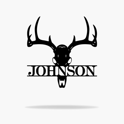 Deer Skull Monogram (6565264130122)