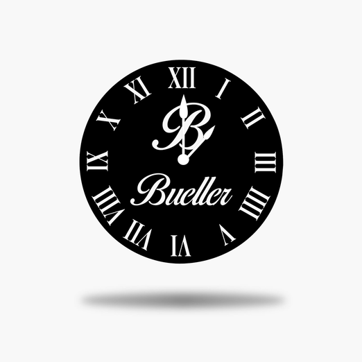 Family Name Initial Clock (3731028639818)