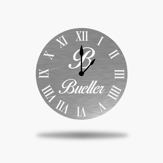 Family Name Initial Clock (3731028639818)