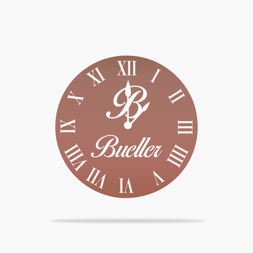 Family Name Initial Clock (3731028639818)