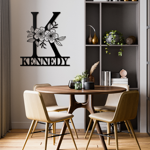 Split Floral Monogram (6563209510986)