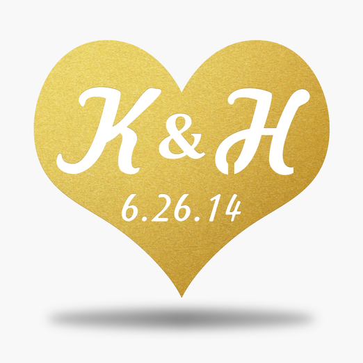 Heart Initials & Date Monogram (1633260503114)