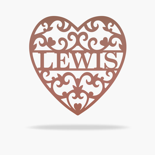 Personalized Heart Monogram (4872025374794)