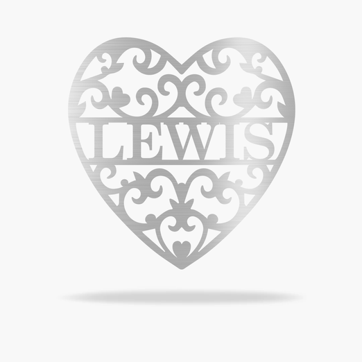 Personalized Heart Monogram (4872025374794)