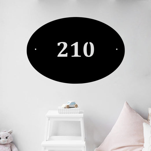 Oval Address Sign (3690939547722)