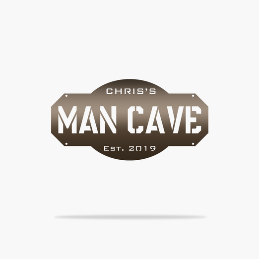 Personalized Man Cave Sign (3716305158218)