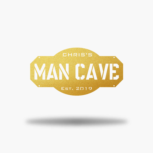 Personalized Man Cave Sign (3716305158218)