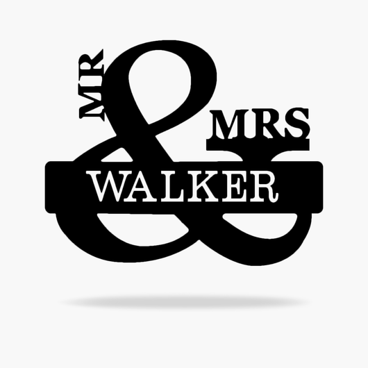 Mr. & Mrs. Monogram (1379504947274)