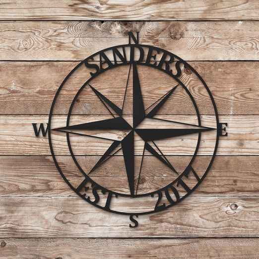 Nautical Compass Monogram (3720751644746)