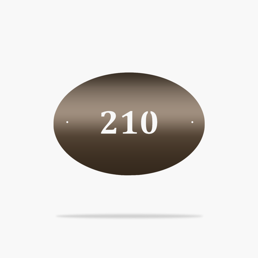 Oval Address Sign (3690939547722)