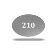 Oval Address Sign
