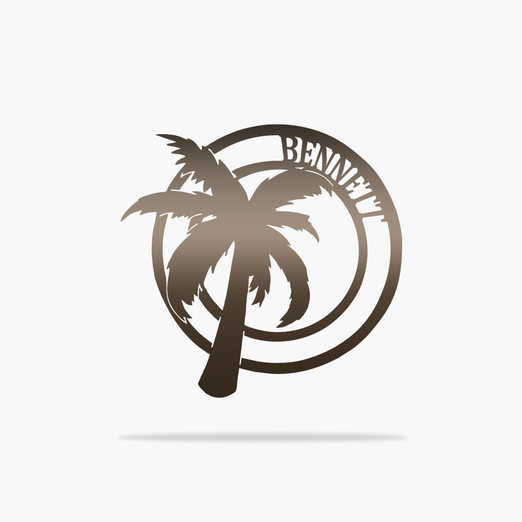 Palm Tree Monogram (3716350804042)