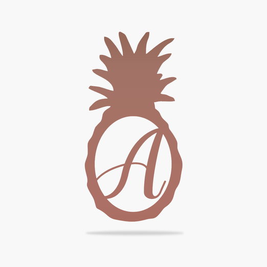 Pineapple Monogram Initial (3524780523594)