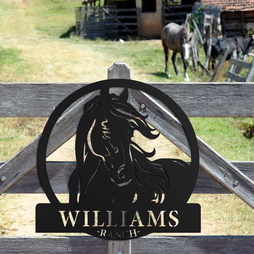Horse Ranch Monogram (4689655234634)