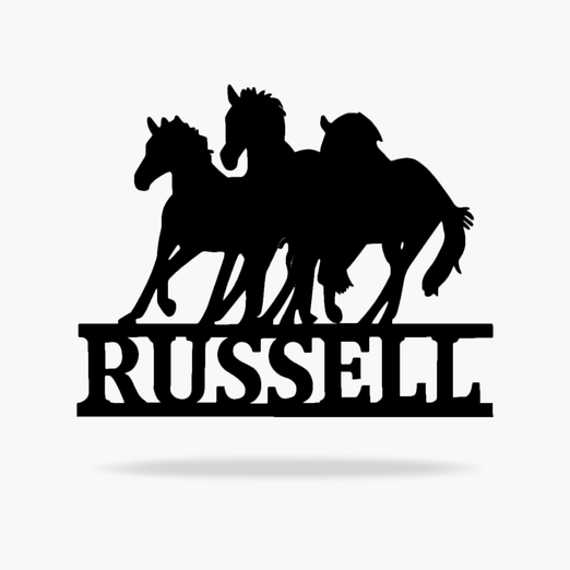 Running Horse Monogram (1569323286602)