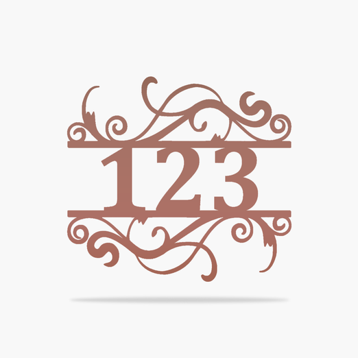 Scroll Address Sign (3691542544458)