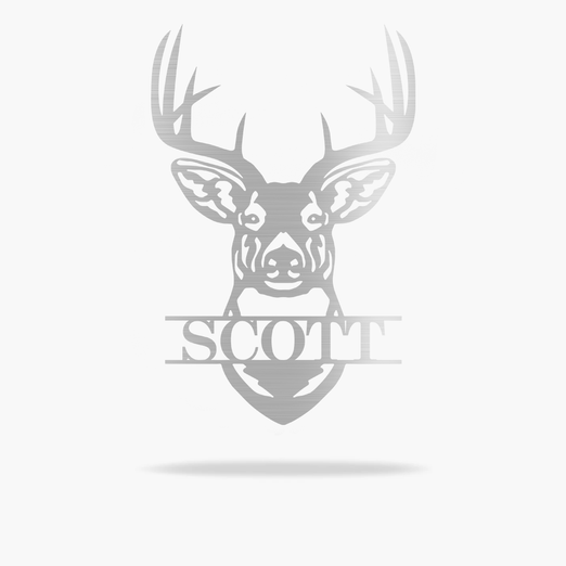 Modern Deer Monogram (4846472691786)