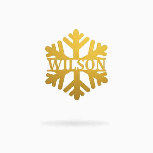 Personalized Snowflake Ornament (4288984875082)
