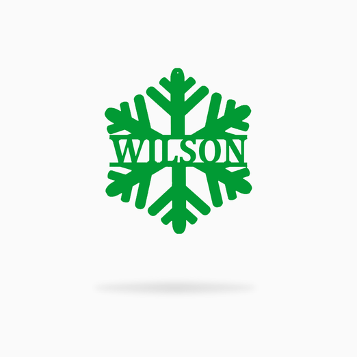 Personalized Snowflake Ornament (4288984875082)