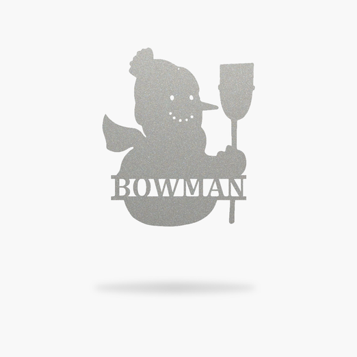 Personalized Snowman Ornament (4288984481866)