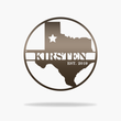 Custom Texas State Monogram