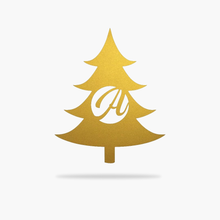 Load image into Gallery viewer, Christmas Tree Initial (4199700889674)