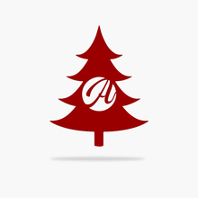 Load image into Gallery viewer, Christmas Tree Initial (4199700889674)