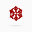 Personalized Snowflake Ornament