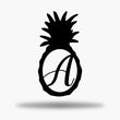 Pineapple Monogram Initial