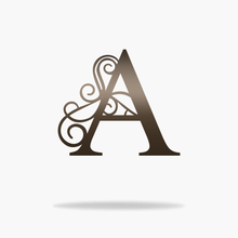 Load image into Gallery viewer, Twirl Letter Monogram (6639018868810)