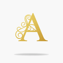 Load image into Gallery viewer, Twirl Letter Monogram (6639018868810)
