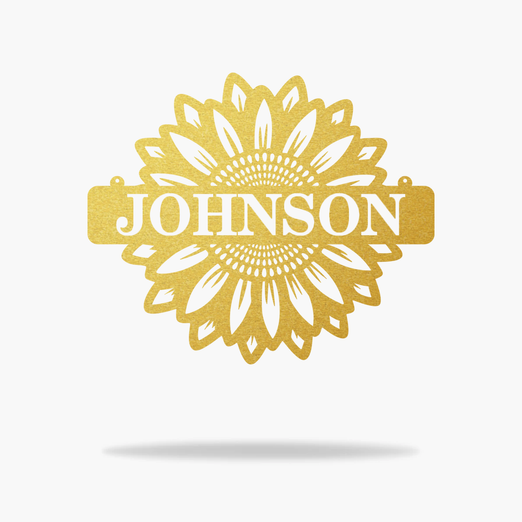 Personalized Sunflower Monogram (6563098132554)